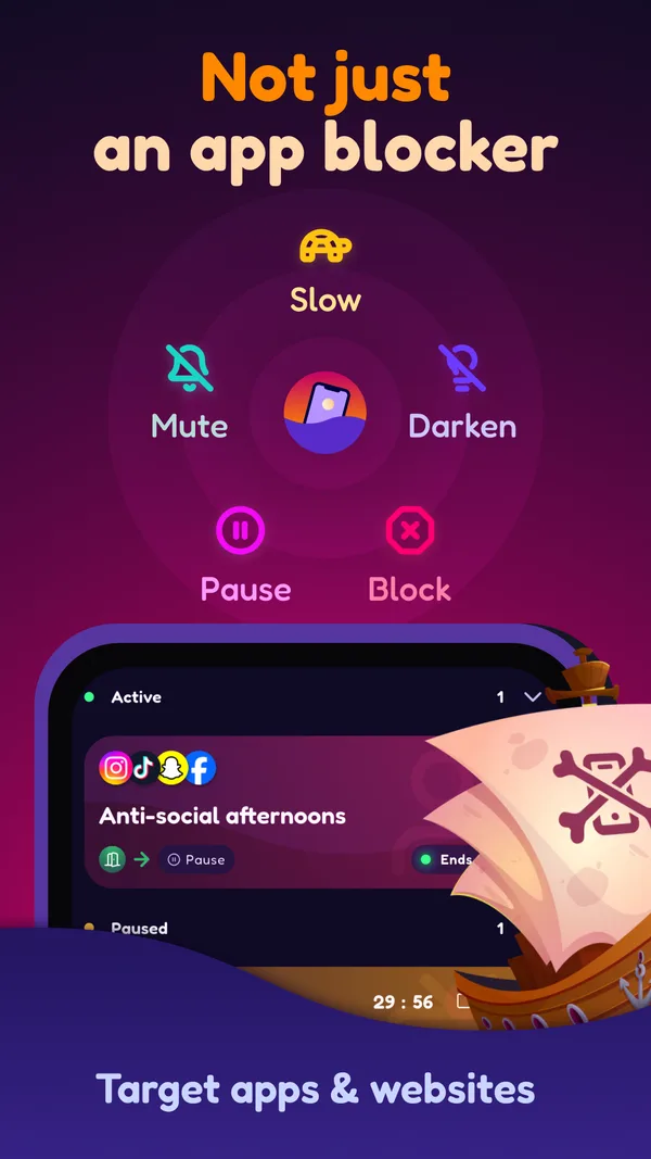 Screentide Android intervention settings